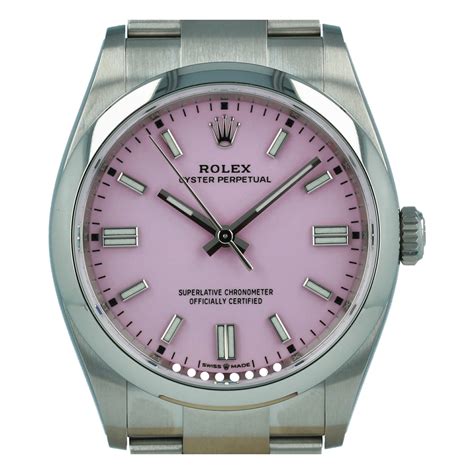 candy pink rolex 36mm